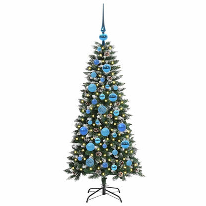 Umělý Vánoční Stromeček Zelená 120 Cm Pvc, Plast A Ocel