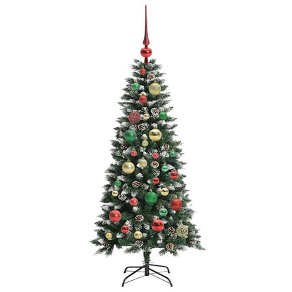 Umělý Vánoční Stromeček Zelená 120 Cm Pvc, Plast A Ocel