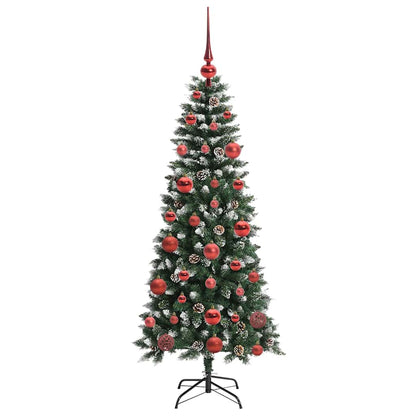 Umělý Vánoční Stromeček Zelená 150 Cm Pvc, Plast A Ocel
