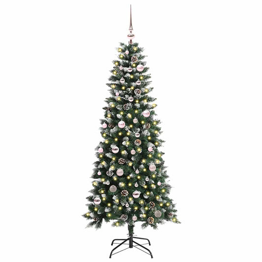 Umělý Vánoční Stromeček Zelená 150 Cm Pvc, Plast A Ocel