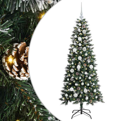 Umělý Vánoční Stromeček Zelená 150 Cm Pvc, Plast A Ocel