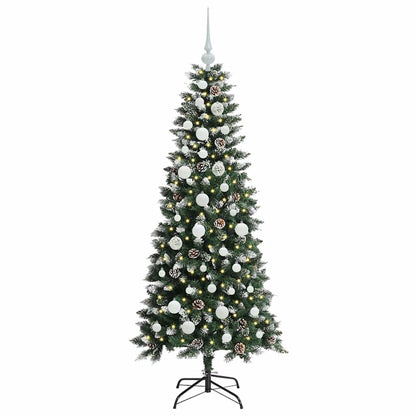 Umělý Vánoční Stromeček Zelená 150 Cm Pvc, Plast A Ocel