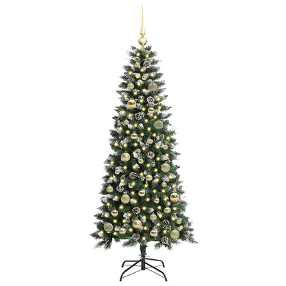 Umělý Vánoční Stromeček Zelená 150 Cm Pvc, Plast A Ocel