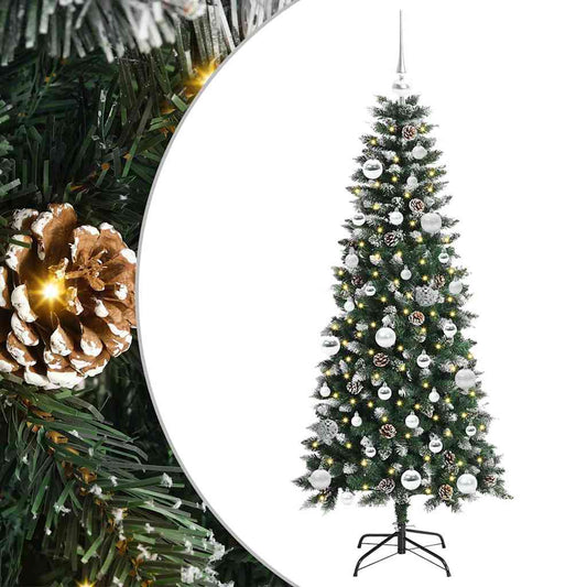 Umělý Vánoční Stromeček Zelená 150 Cm Pvc, Plast A Ocel