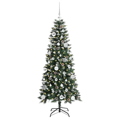 Umělý Vánoční Stromeček Zelená 150 Cm Pvc, Plast A Ocel