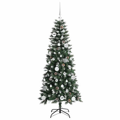 Umělý Vánoční Stromeček Zelená 150 Cm Pvc, Plast A Ocel