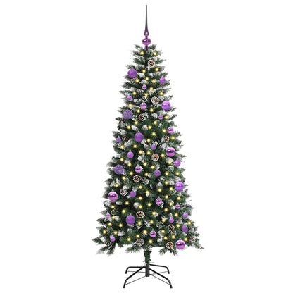 Umělý Vánoční Stromeček Zelená 150 Cm Pvc, Plast A Ocel