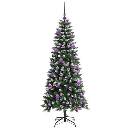 Umělý Vánoční Stromeček Zelená 150 Cm Pvc, Plast A Ocel