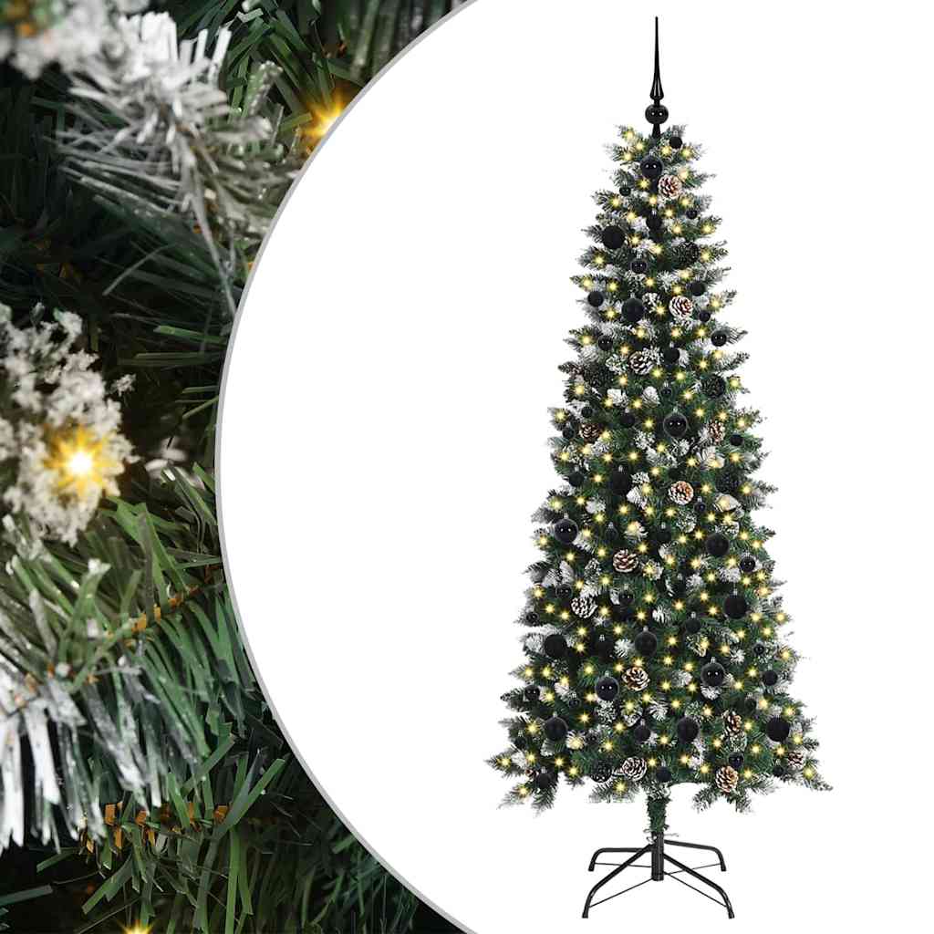 Umělý Vánoční Stromeček Zelená 180 Cm Pvc, Plast A Ocel