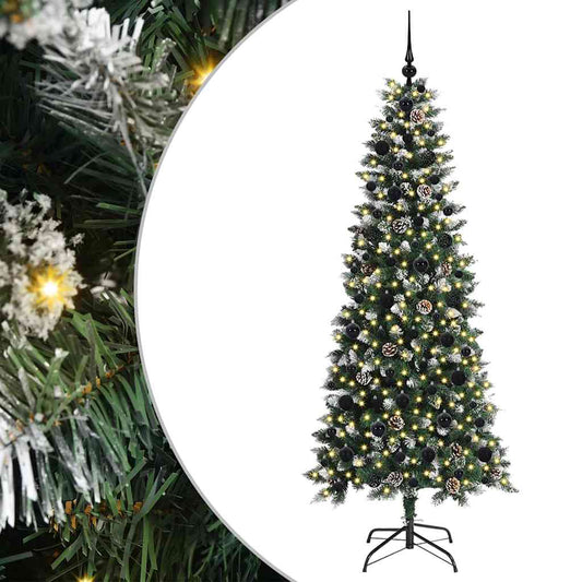 Umělý Vánoční Stromeček Zelená 180 Cm Pvc, Plast A Ocel