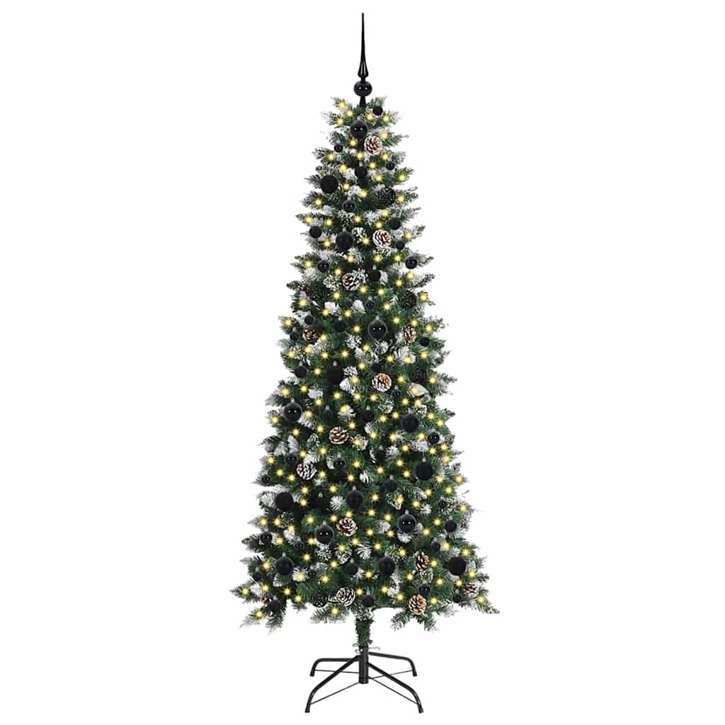 Umělý Vánoční Stromeček Zelená 180 Cm Pvc, Plast A Ocel