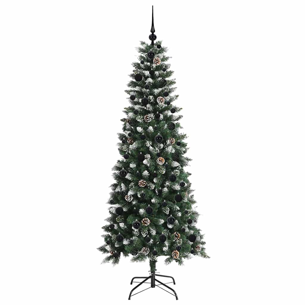 Umělý Vánoční Stromeček Zelená 180 Cm Pvc, Plast A Ocel