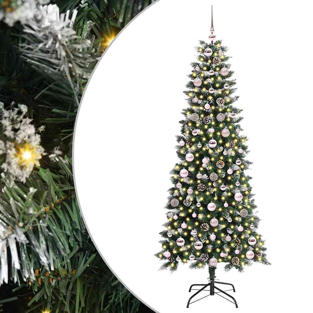 Umělý Vánoční Stromeček Zelená 180 Cm Pvc, Plast A Ocel