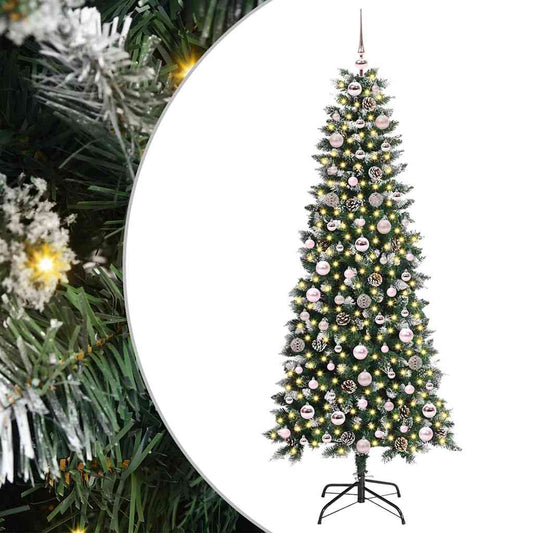 Umělý Vánoční Stromeček Zelená 180 Cm Pvc, Plast A Ocel