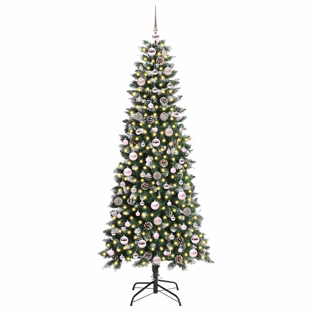 Umělý Vánoční Stromeček Zelená 180 Cm Pvc, Plast A Ocel