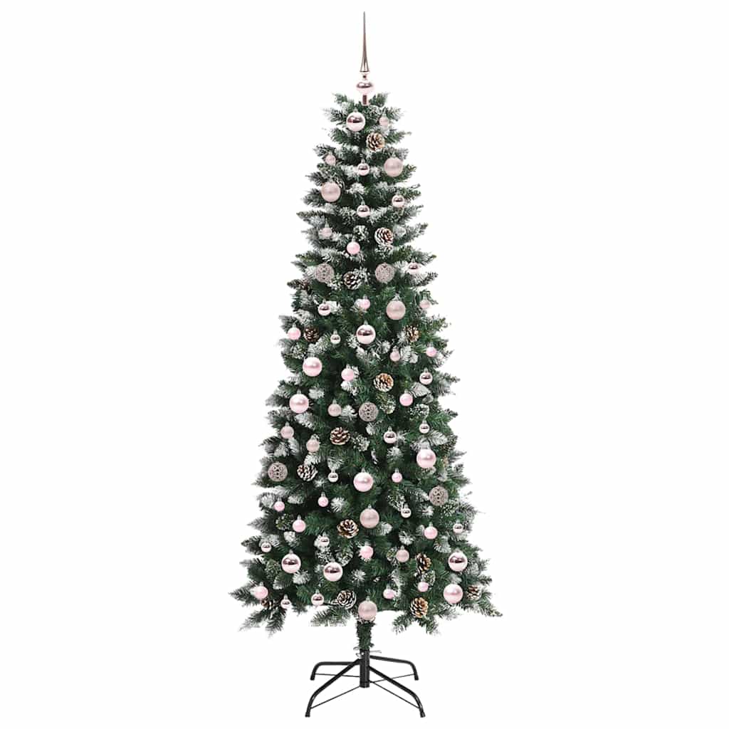 Umělý Vánoční Stromeček Zelená 180 Cm Pvc, Plast A Ocel