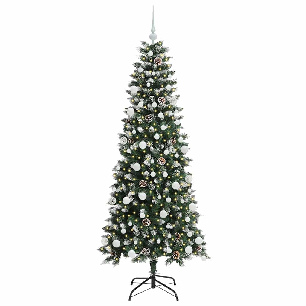Umělý Vánoční Stromeček Zelená 180 Cm Pvc, Plast A Ocel