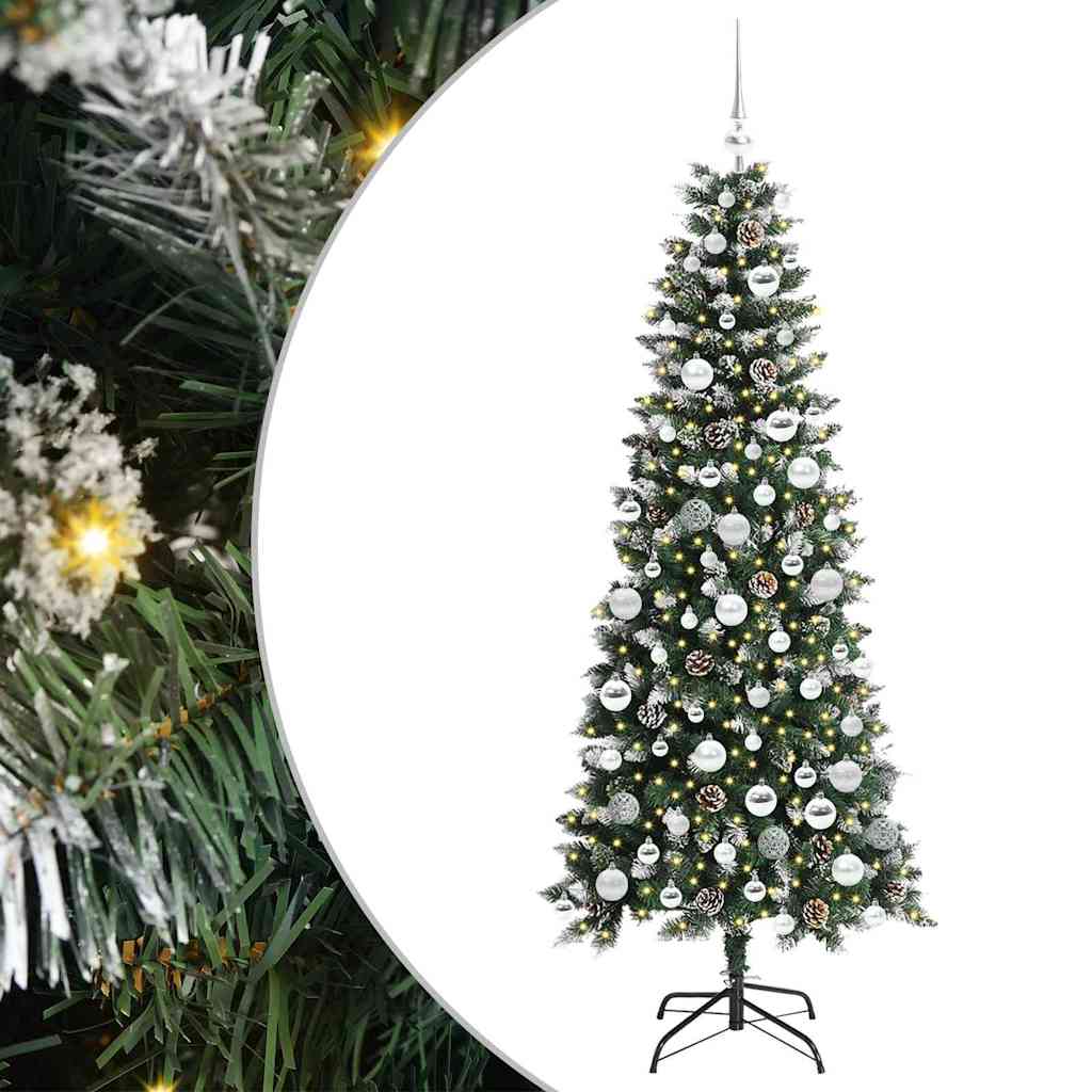 Umělý Vánoční Stromeček Zelená 180 Cm Pvc, Plast A Ocel