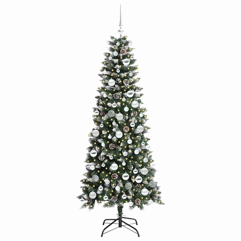 Umělý Vánoční Stromeček Zelená 180 Cm Pvc, Plast A Ocel