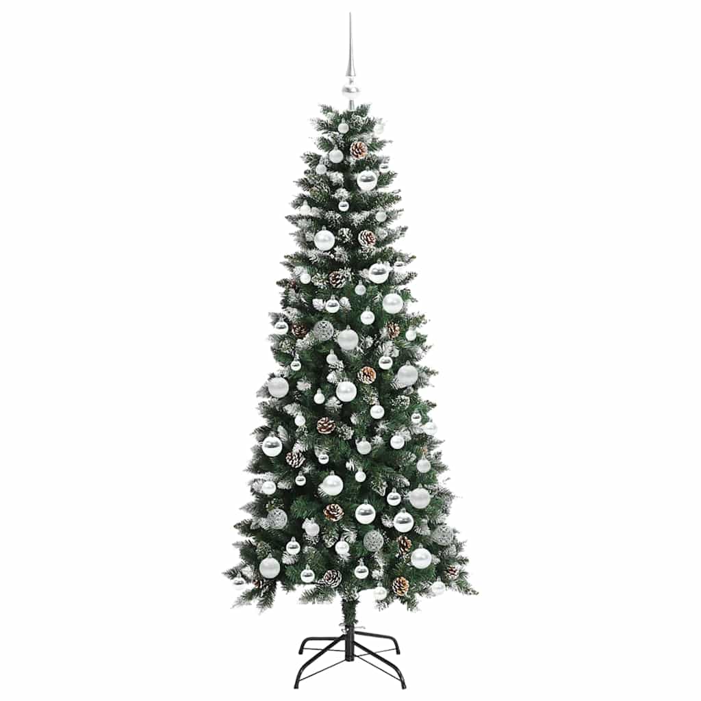 Umělý Vánoční Stromeček Zelená 180 Cm Pvc, Plast A Ocel