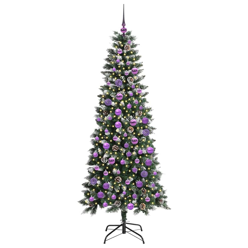 Umělý Vánoční Stromeček Zelená 180 Cm Pvc, Plast A Ocel