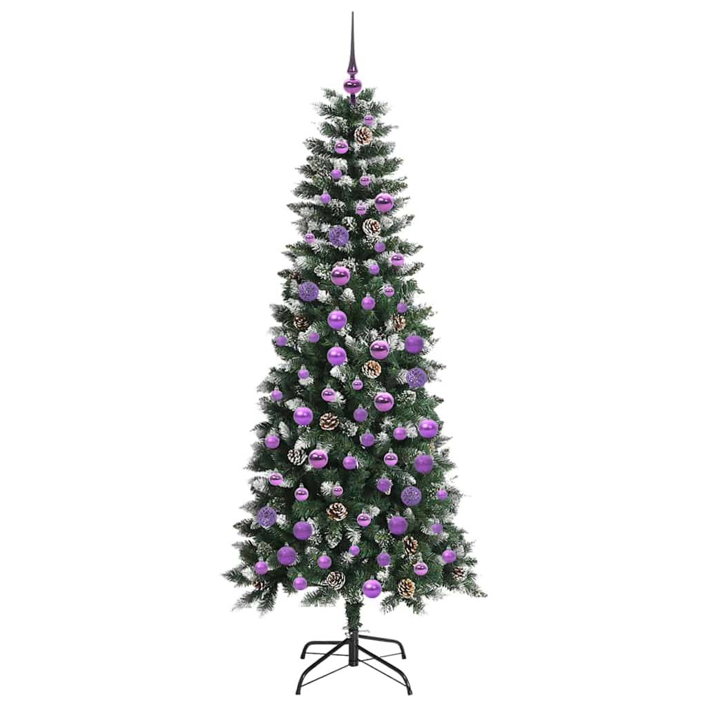 Umělý Vánoční Stromeček Zelená 180 Cm Pvc, Plast A Ocel