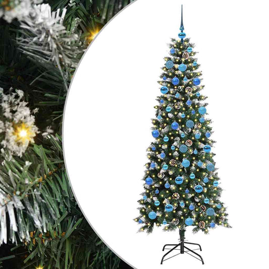 Umělý Vánoční Stromeček Zelená 180 Cm Pvc, Plast A Ocel