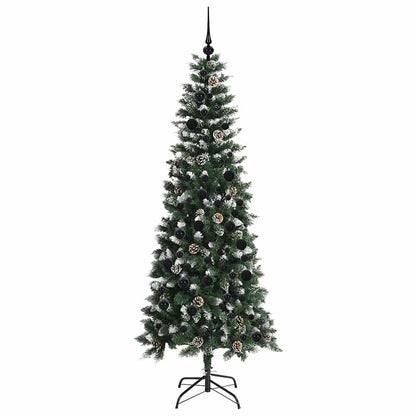 Umělý Vánoční Stromeček Zelená 210 Cm Pvc, Plast A Ocel