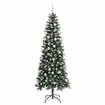 Umělý Vánoční Stromeček Zelená 210 Cm Pvc, Plast A Ocel