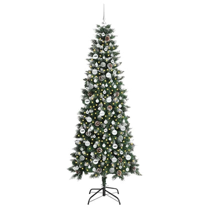 Umělý Vánoční Stromeček Zelená 210 Cm Pvc, Plast A Ocel