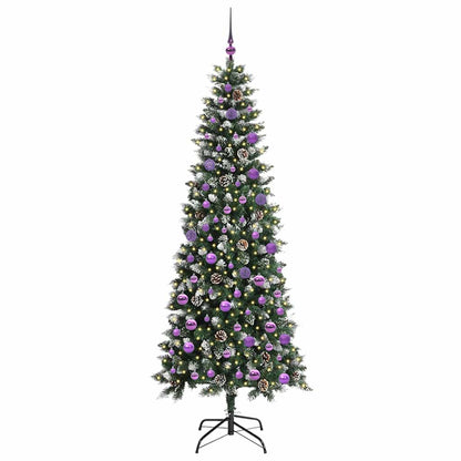 Umělý Vánoční Stromeček Zelená 210 Cm Pvc, Plast A Ocel