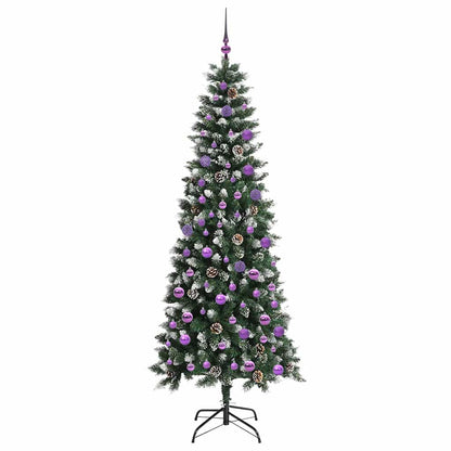 Umělý Vánoční Stromeček Zelená 210 Cm Pvc, Plast A Ocel