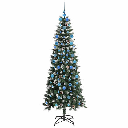 Umělý Vánoční Stromeček Zelená 210 Cm Pvc, Plast A Ocel