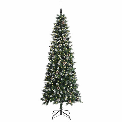 Umělý Vánoční Stromeček Zelená 240 Cm Pvc, Plast A Ocel