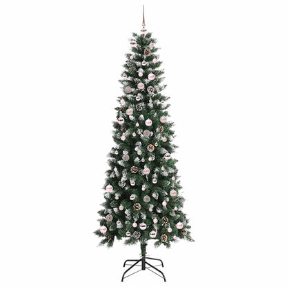 Umělý Vánoční Stromeček Zelená 240 Cm Pvc, Plast A Ocel