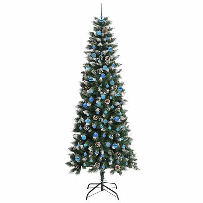 Umělý Vánoční Stromeček Zelená 240 Cm Pvc, Plast A Ocel