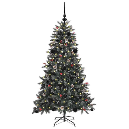 Umělý Vánoční Stromeček Zelená 150 Cm Pvc, Plast A Ocel