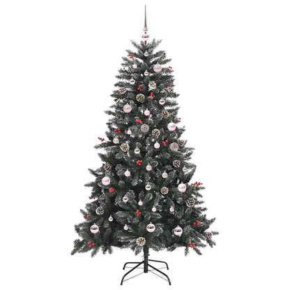 Umělý Vánoční Stromeček Zelená 150 Cm Pvc, Plast A Ocel