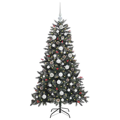 Umělý Vánoční Stromeček Zelená 150 Cm Pvc, Plast A Ocel
