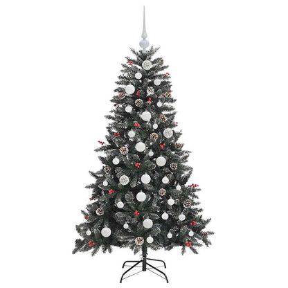 Umělý Vánoční Stromeček Zelená 150 Cm Pvc, Plast A Ocel