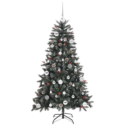 Umělý Vánoční Stromeček Zelená 150 Cm Pvc, Plast A Ocel