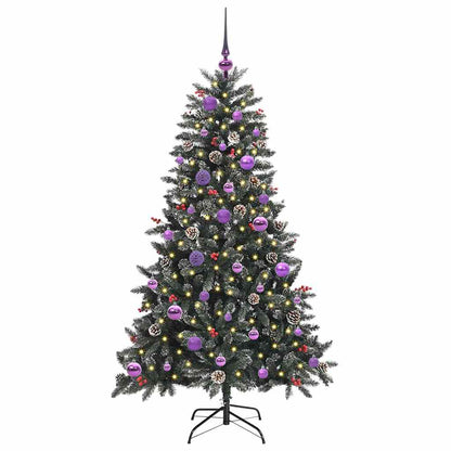 Umělý Vánoční Stromeček Zelená 150 Cm Pvc, Plast A Ocel