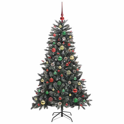Umělý Vánoční Stromeček Zelená 150 Cm Pvc, Plast A Ocel