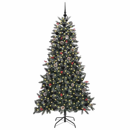 Umělý Vánoční Stromeček Zelená 180 Cm Pvc, Plast A Ocel