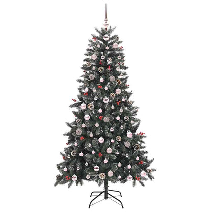 Umělý Vánoční Stromeček Zelená 180 Cm Pvc, Plast A Ocel