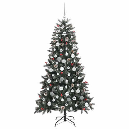 Umělý Vánoční Stromeček Zelená 180 Cm Pvc, Plast A Ocel