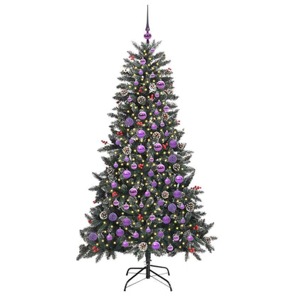 Umělý Vánoční Stromeček Zelená 180 Cm Pvc, Plast A Ocel