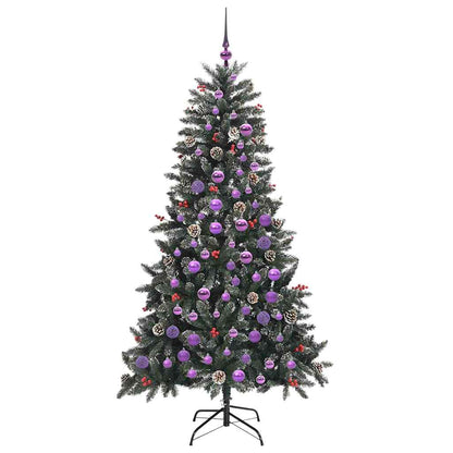 Umělý Vánoční Stromeček Zelená 180 Cm Pvc, Plast A Ocel