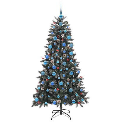 Umělý Vánoční Stromeček Zelená 180 Cm Pvc, Plast A Ocel