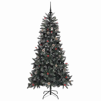 Umělý Vánoční Stromeček Zelená 210 Cm Pvc, Plast A Ocel